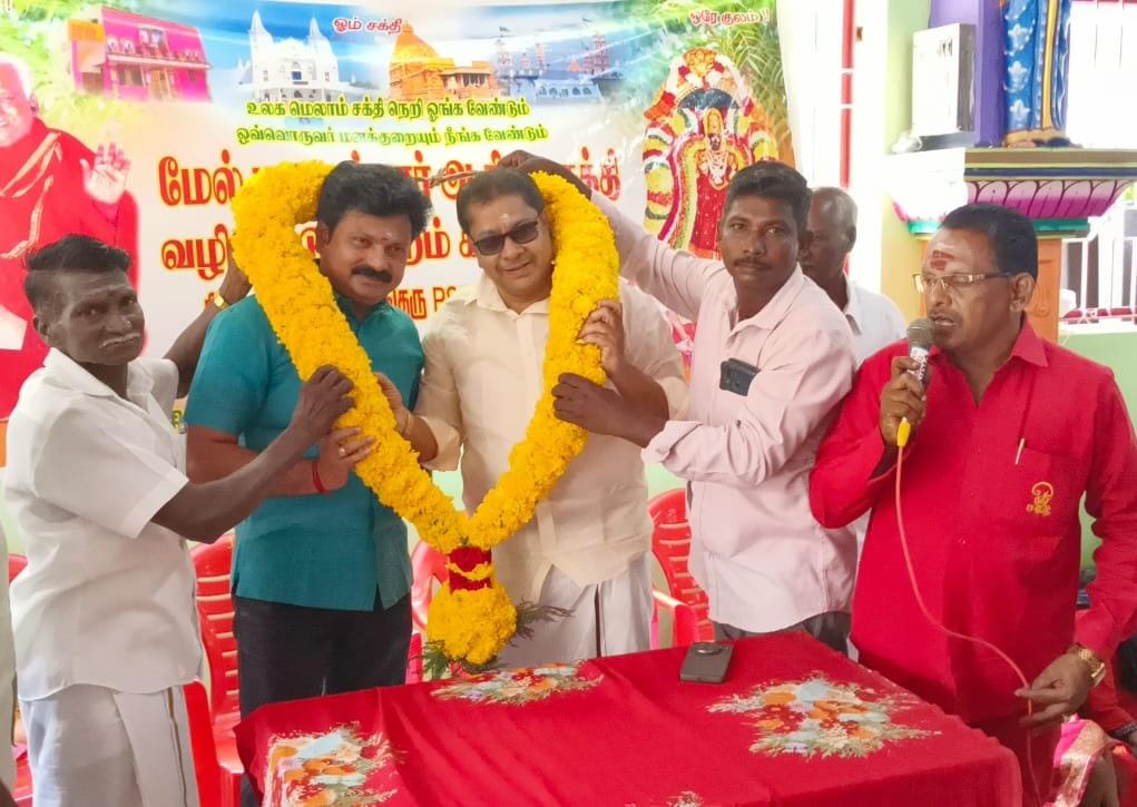 மக்கள் நலம்பெற கிராமநல வழிபாடு - அரசியல் இரட்டையர்கள் முன்னாள் அமைச்சர் நாஜிம்,MLA, நாக.தியாகராஜன் MLA கலந்து கொண்டு ஆராதனை வழிபாடு