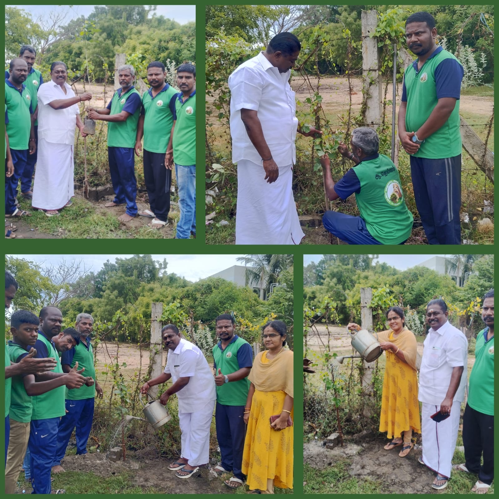 பசுமை பாதுகாப்பு அறக்கட்டளை சார்பாக இன்று  191 வது  வாரம்  மரக்கன்று  நடும் விழா