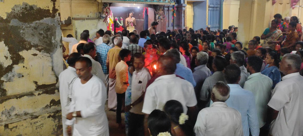 வலங்கைமானில் ஸ்ரீ பெரியநாயகி அம்மன் சமேத ஶ்ரீ கைலாசநாதர் ஆலயத்தில் தேய்பிறை