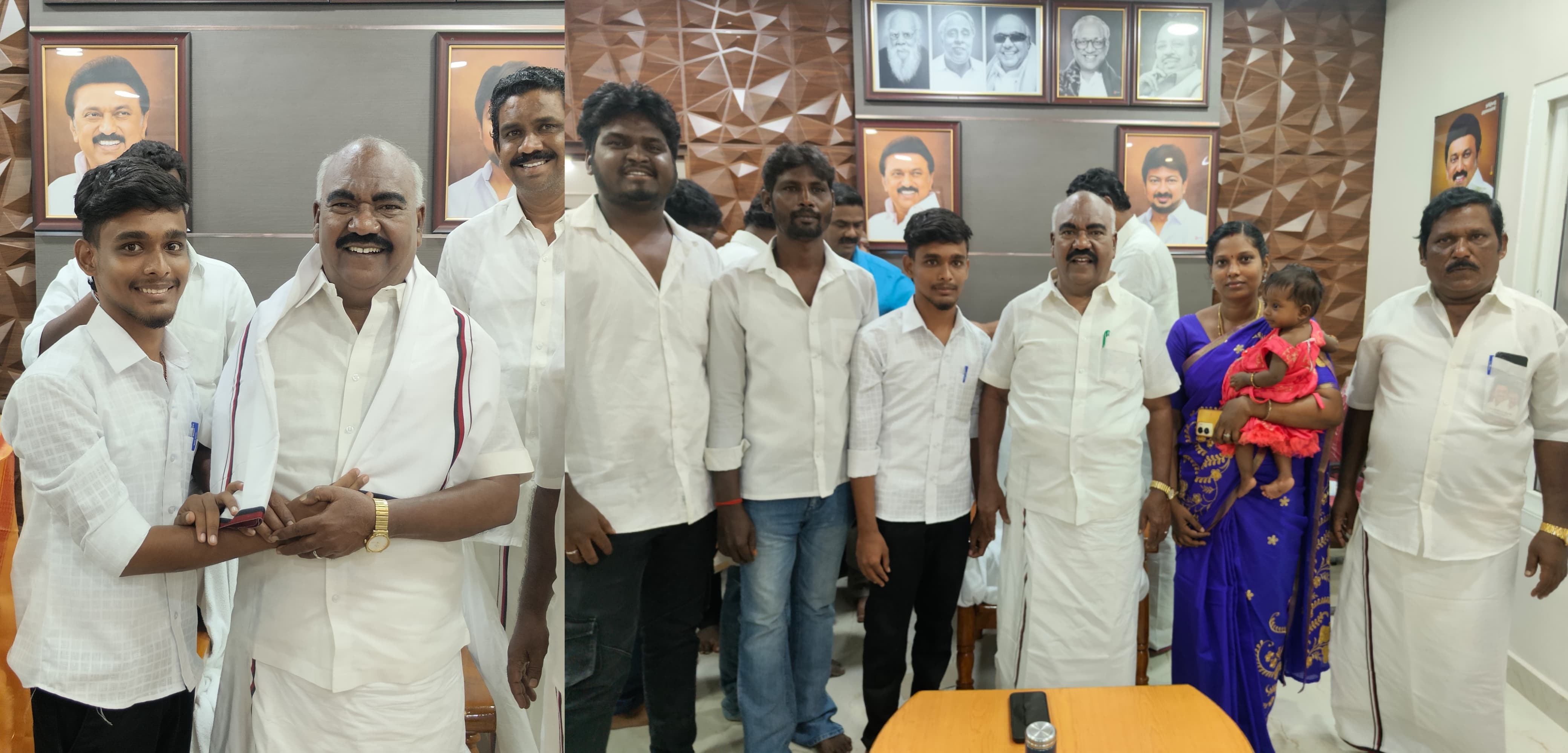 வல்லம் ஒன்றிய திமுக மாணவர் அணி சார்பில் முன்னாள் முதல்வர் கலைஞர் பிறந்தநாள் விழா 