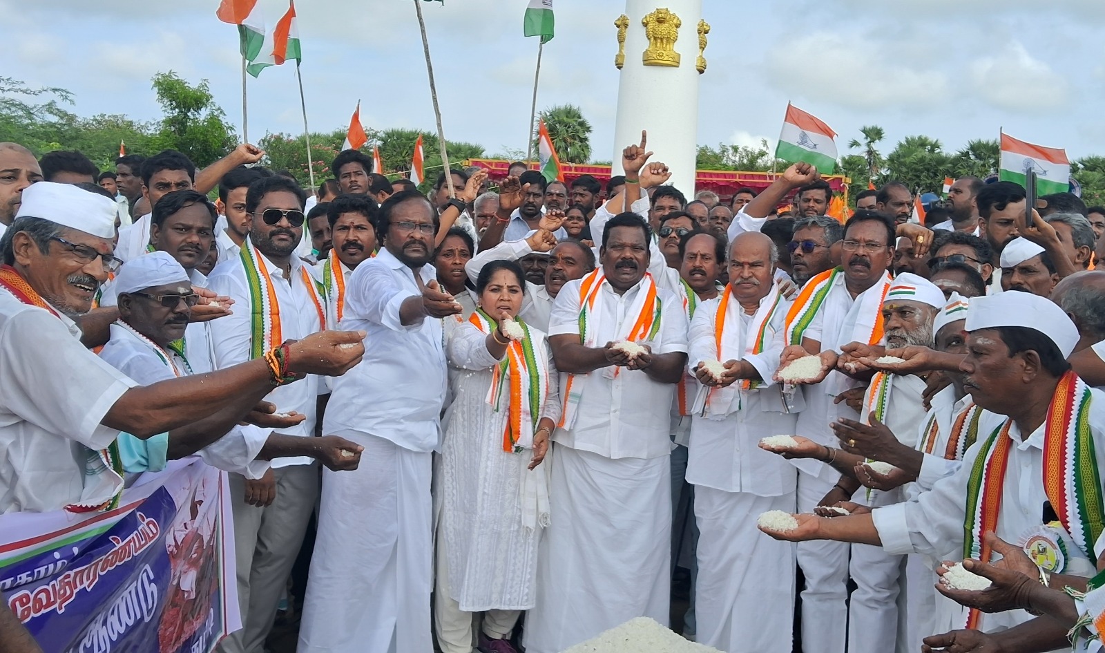 வேதாரண்யத்தில் உப்பு சத்யாக்கிரக போராட்டத்தின் 94ம் ஆண்டு நினைவு நாள்  