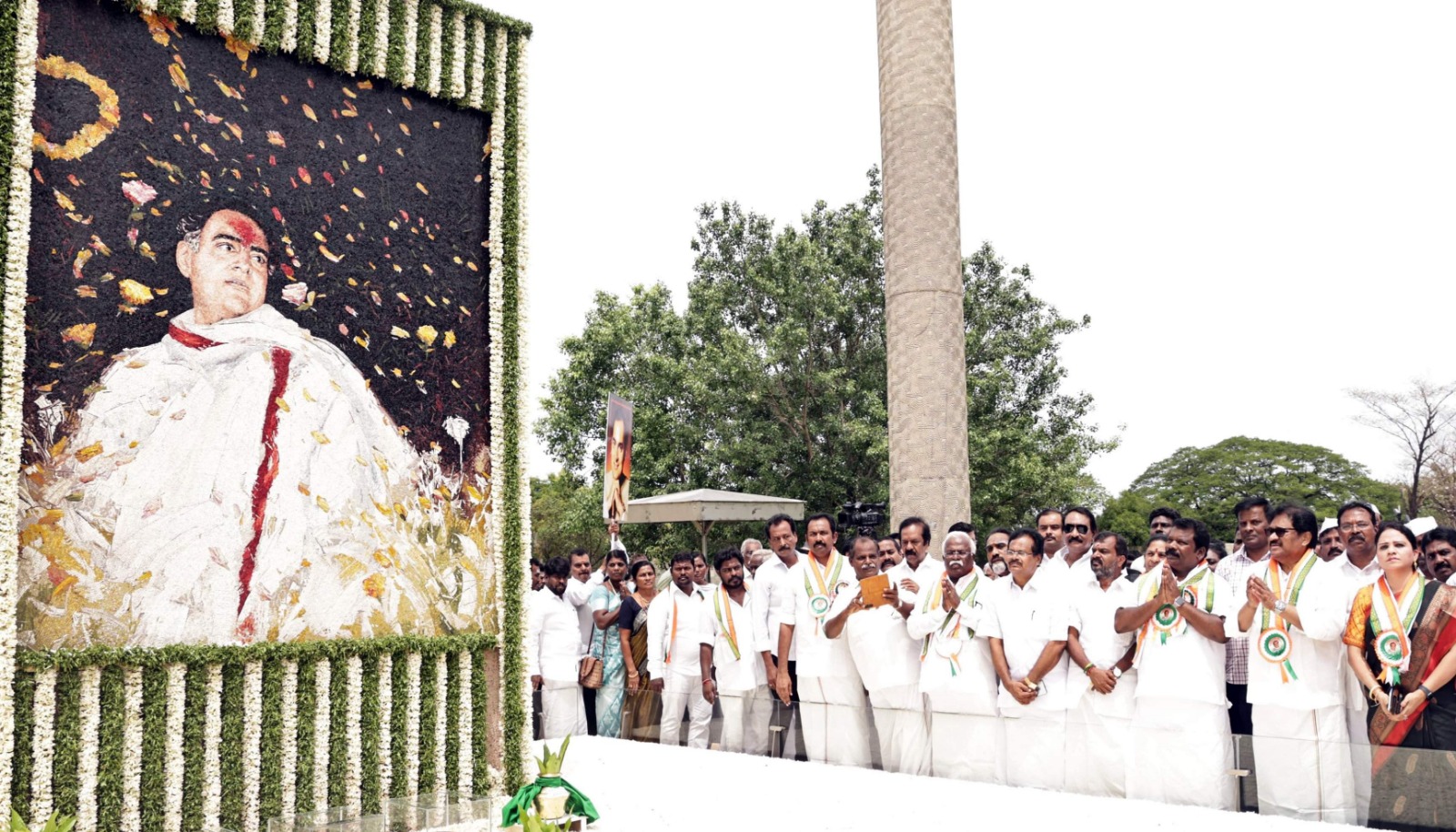 முன்னாள் பிரதமர் ராஜீவ் 34வது நினைவு நாள் 