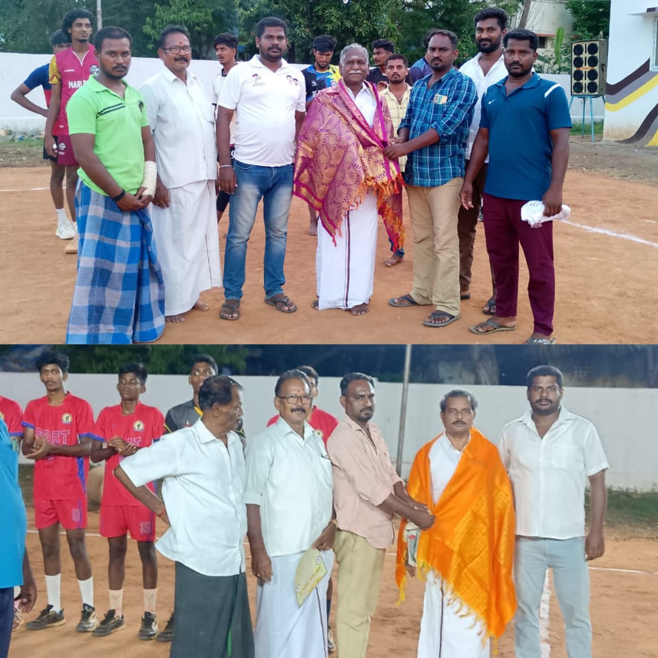 திமுக இளைஞரணி சார்பாக கைப்பந்தாட்ட போட்டி