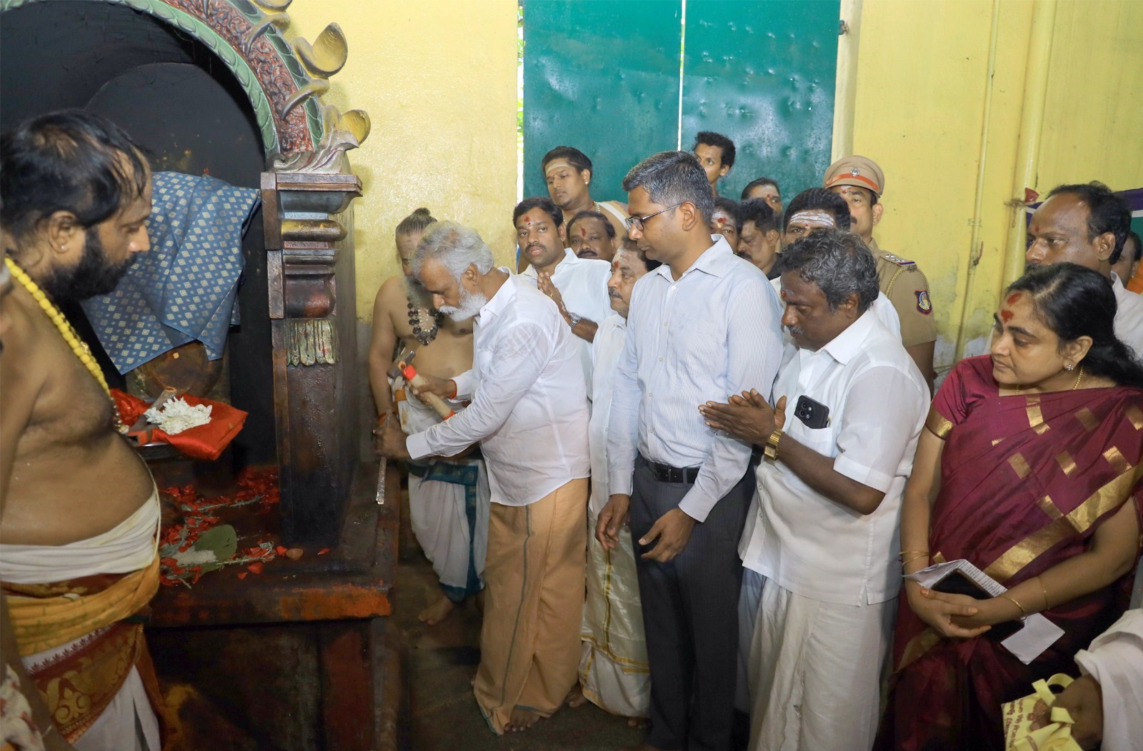 காளிகாம்பாள் கமடேஸ்வரர் கோவில் பாலாலயம் 