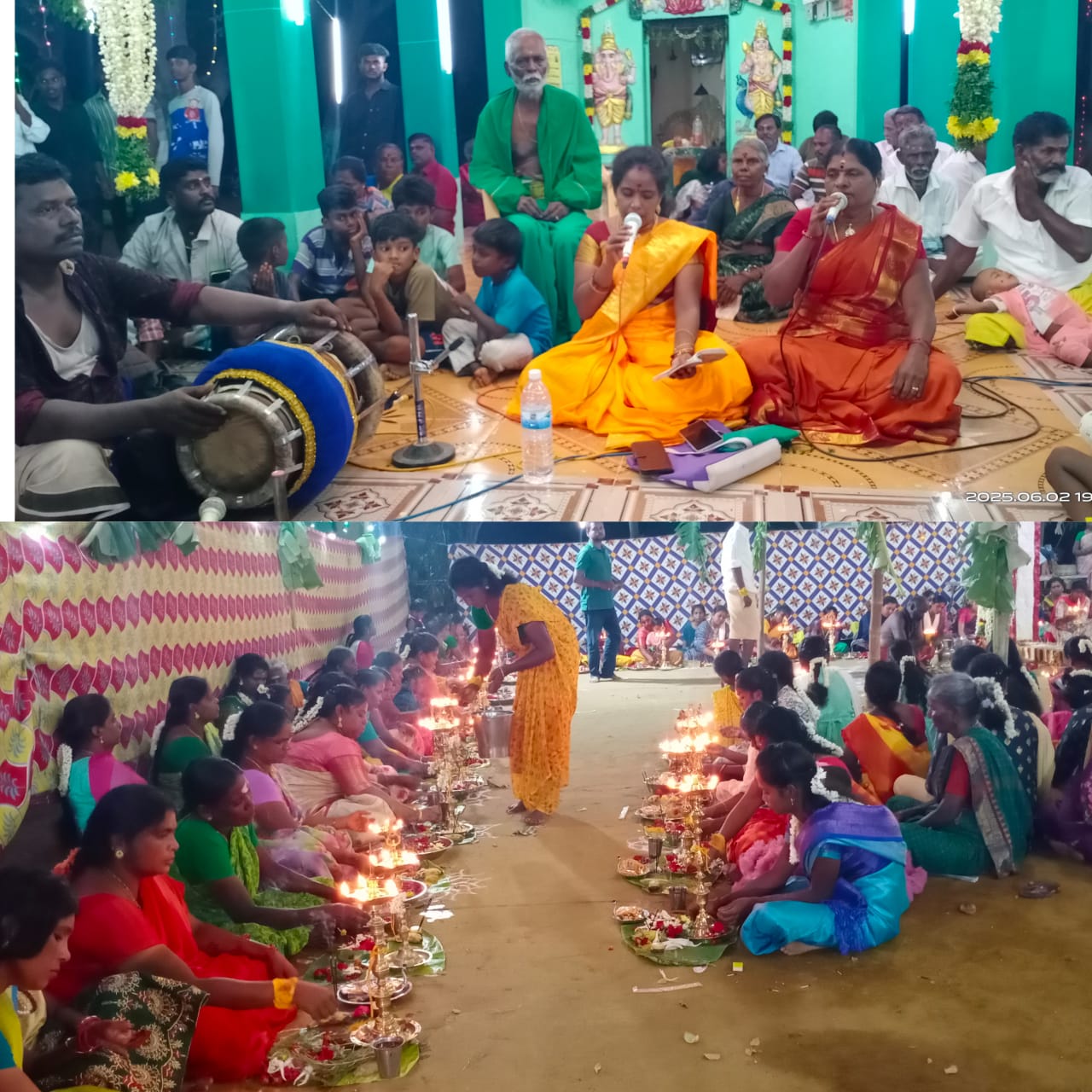அச்சம்பட்டி கிராமத்தில் மாரியம்மன் கோவில் வைகாசி உற்சவ திருவிழாவை முன்னிட்டு திருவிளக்கு புஜை