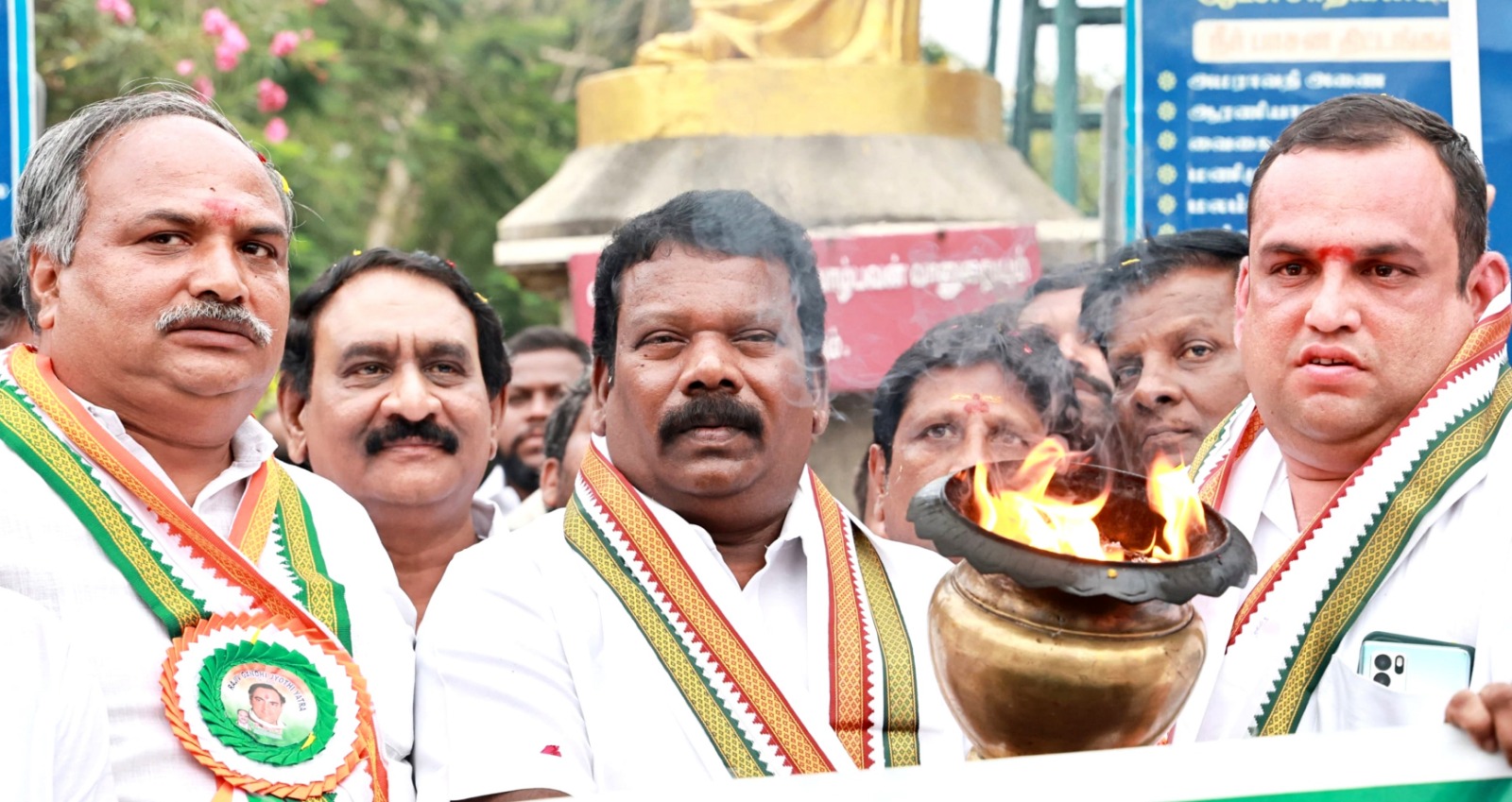 பெங்களுரில் புறப்பட்ட ராஜீவ் ஜோதி