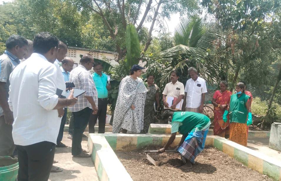 கோவில்பட்டி  ஊராட்சி ஒன்றிய பகுதிகளில்  கூடுதல் ஆட்சியர் (வளர்ச்சி)ஆய்வு