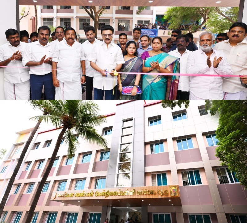 புதிதாக கட்டப்பட்ட கூடுதல் பள்ளி கட்டிடங்களை முதல்வர் ஸ்டாலின் திறந்து வைத்தார்