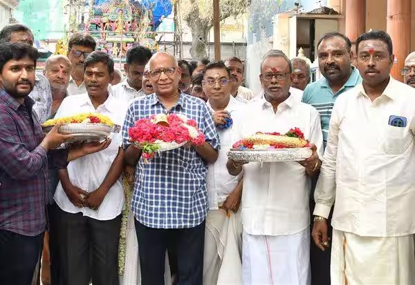 சென்னை பூங்கா நகர் தங்கசாலையில் அமைந்துள்ள ஏகாம்பரேஸ்வரர் கோவில் கும்பாபிஷேக விழா