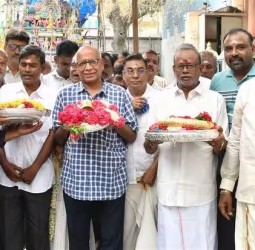 சென்னை பூங்கா நகர் தங்கசாலையில் அமைந்துள்ள ஏகாம்பரேஸ்வரர் கோவில் கும்பாபிஷேக விழா