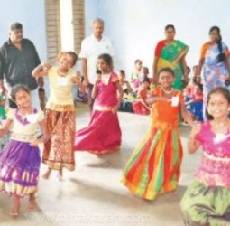 விராலிமலை ஊராட்சி ஒன்றிய தொடக்கப் பள்ளியில் கலைத்திருவிழா