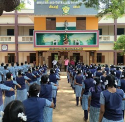 உலக யானைகள் தினம் அனுசரிப்பையொட்டி சீர்காழி ச.மு.இ. மேல்நிலைப் பள்ளியில் உறுதி மொழி ஏற்பு