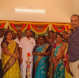 வாலாஜா தாலுக்கா புளியங்கன் நவ்லாக் பஞ்சாயத்தில் கிராம நல அலுவலகம் திறப்பு விழா