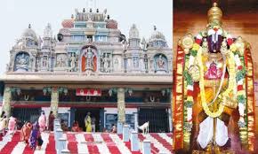 நங்கநல்லூர் ஆஞ்சநேயர் கோயில் தேருக்கு 9.50 கிலோ தங்கத்தில் ‘ரேக்’ பதிக்கும் பணி : அமைச்சர்கள் அன்பரசன், சேகர்பாபு துவக்கினார்கள்