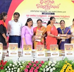 பெரியார் திடலில் நடந்த ‘போராளி ஓய்வதில்லை’ பொதுக்கூட்டத்தில் கனிமொழி எம்.பி. பங்கேற்றார்