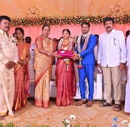 தென்காசி தெற்கு மாவட்ட தேமுதிக செயலாளர் பழனிசங்கர் இல்ல திருமண விழா