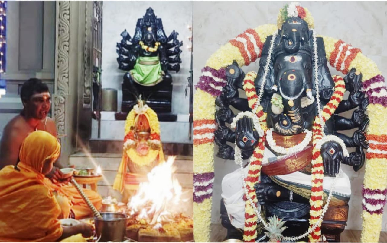 உக்கல் அருள்மிகு ஸ்ரீ யோகஞானகணபதி சன்னதியில் சிறப்பு வழிபாடு: