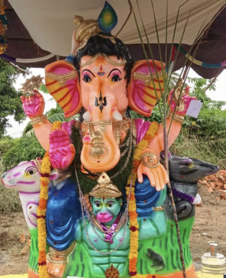 எறும்பூர் திருவள்ளுவர் இளைஞர் நற்பணி மன்றம் சார்பில் அருள்மிகு ஸ்ரீ விநாயகர் சதுர்த்தி விழா ஊர்வலம்