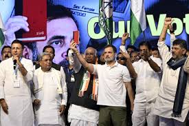 மகாதேவபுரா தொகுதி ‘வாக்கு திருட்டு’ ஓர் உதாரணம் மட்டுமே: பெங்களூரு பேரணியில் ராகுல் காந்தி பேச்சு