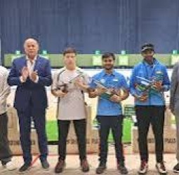 துப்பாக்கி சுடுதலில் இந்தியாவுக்கு வெள்ளி!