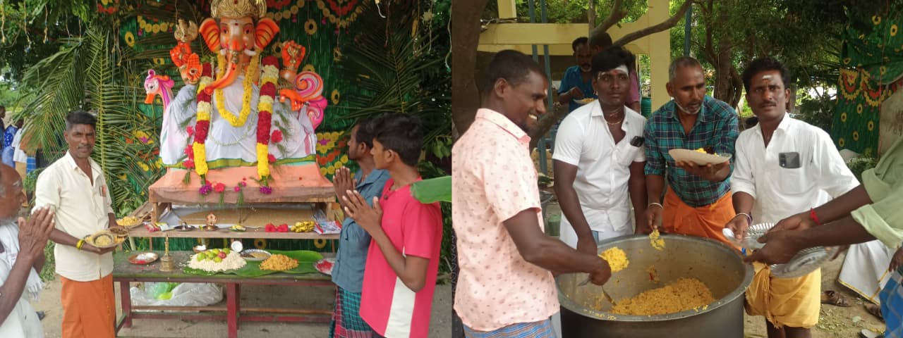 சின்னகரம் விநாயகர் சதுர்த்தி பூஜை