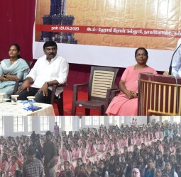 நாகர்கோவில் ஹோலி கிராஸ் கல்லூரியில் நடந்த தமிழ்க்கனவு நிகழ்ச்சி