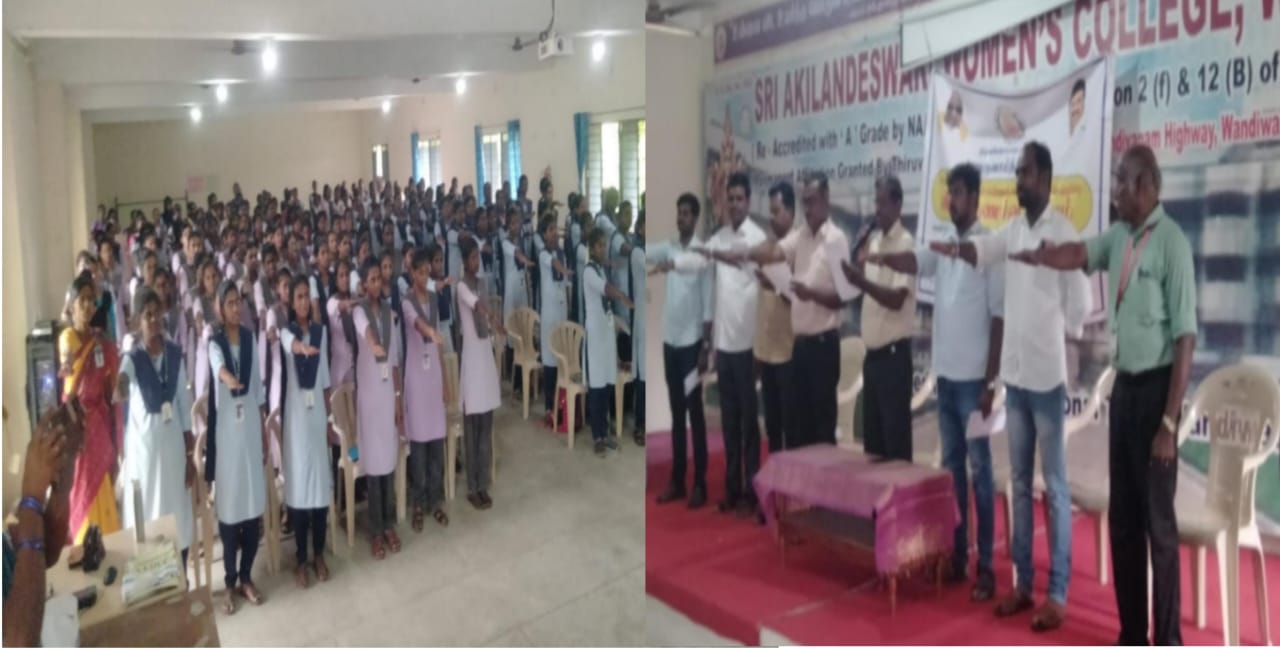 கள்ளச்சாராயம் குறித்த விழிப்புணர்வு உறுதிமொழி...!*