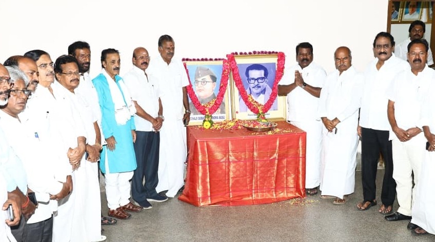 விடுதலைப் போராட்ட வீரர் நேதாஜி சுபாஷ் சந்திரபோஸின் 80-ம் ஆண்டு நினைவு நாள்