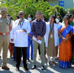 40-வது தேசிய கண் தான விழிப்புணர்வு மனித சங்கிலி