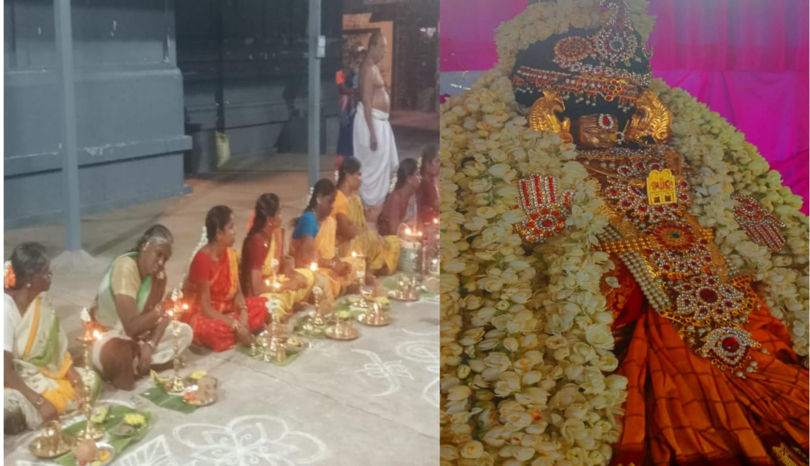 நல்லூர் பெருமாள் கோவிலில் 108 சுமங்கலி பூஜை...!