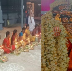 நல்லூர் பெருமாள் கோவிலில் 108 சுமங்கலி பூஜை...!
