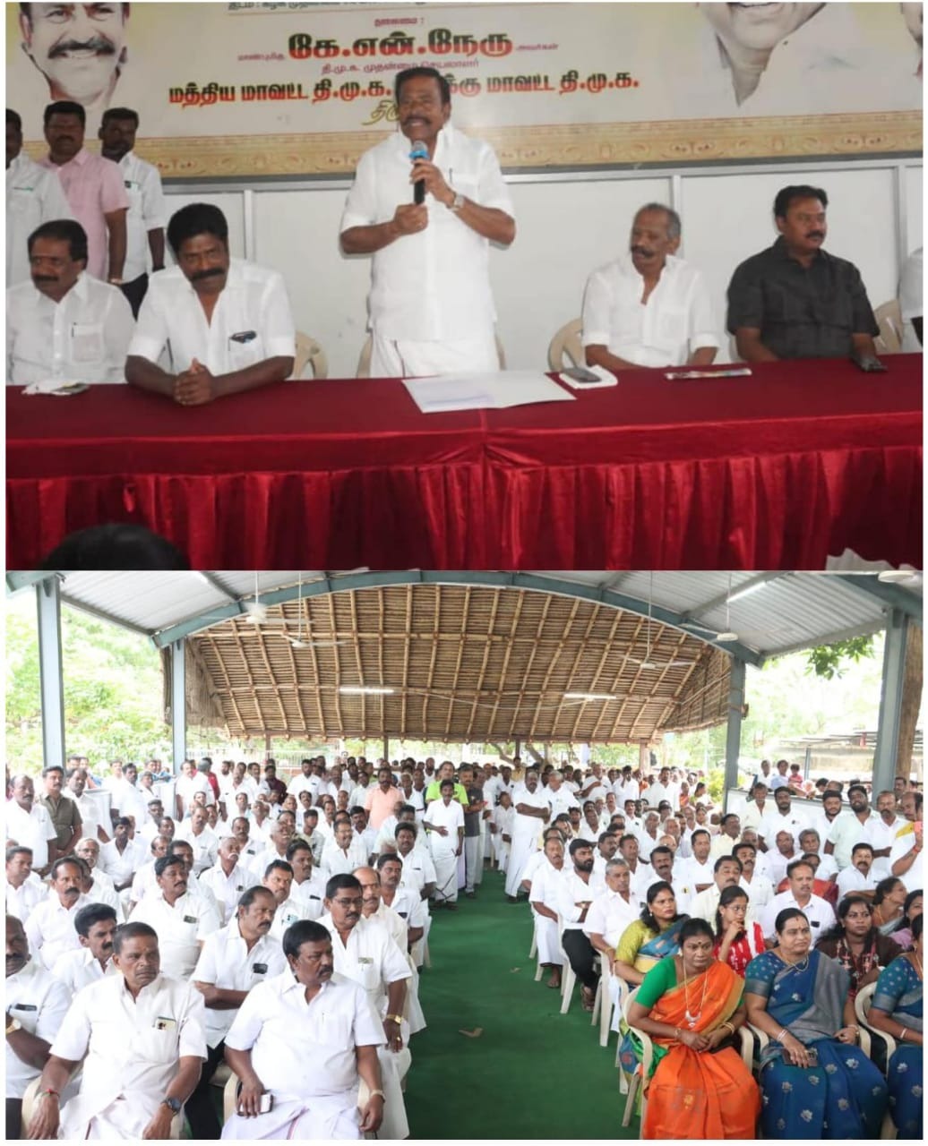 திமுக செயல்வீரர்கள் கூட்டத்தில் அமைச்சர் கே.என்.நேரு பேசினார்