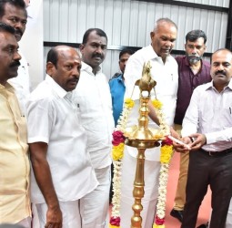 அண்ணா விளையாட்டு அரங்க வளாகத்தில் ரூ.1 கோடியில் அமைக்கப்பட்டுள்ள பாரா விளையாட்டு மைதான திறப்பு விழா