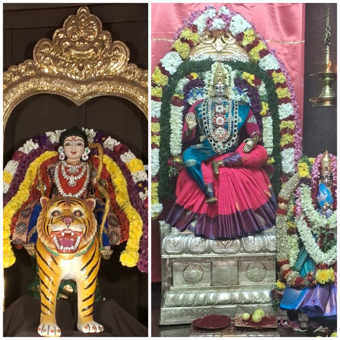 ஸ்ரீ பால ஐயப்பன், ஸ்ரீ மஞ்சமாதா அம்மன் அலங்காரம்.......