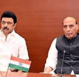 துணை ஜனாதிபதி தேர்தல்: ஸ்டாலினிடம் ஆதரவு கோரினார் ராஜ்நாத் சிங்
