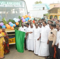 குமரி மாவட்டம் நீரோடி பகுதியில் இருந்து நாகர்கோவில் வழியாக நாகை வேளாங்கண்ணிக்கு புதிய பேருந்து வசதி