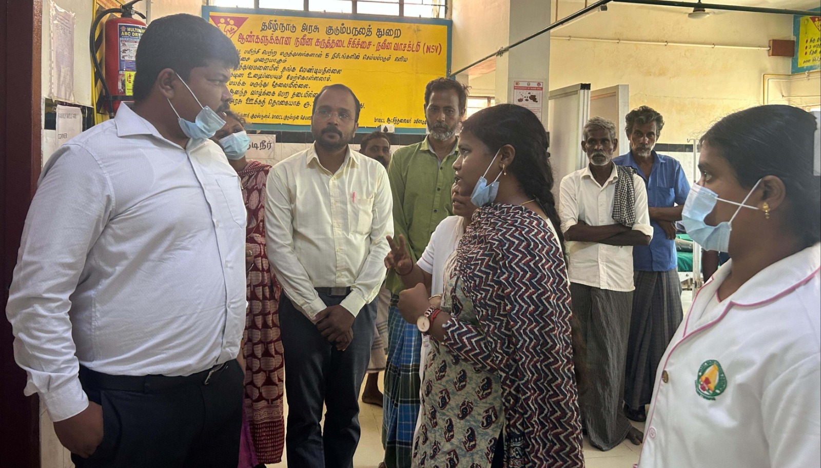 வைத்தீஸ்வரன்கோவில் அரசு மருத்துவமனையில் மயிலாடுதுறை மாவட்ட கலெக்டர் ஸ்ரீகாந்த் ஆய்வு