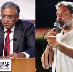 இந்தியா கூட்டணி ஆட்சிக்கு வரும்போது தேர்தல் ஆணையர்கள் மீது நடவடிக்கை எடுப்போம் - ராகுல்காந்தி