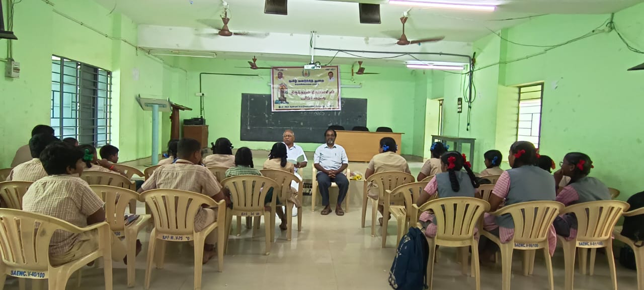 செய்யாறில் திருக்குறள் திருப்பணிகள் திட்ட 10 வது வார பயிற்சி வகுப்பு: