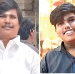 கிண்டி அருகே இருசக்கர வாகனத்தில் சென்ற தந்தை - மகன் அடையாளம் தெரியாத வாகனம் மோதி உயிரிழப்பு