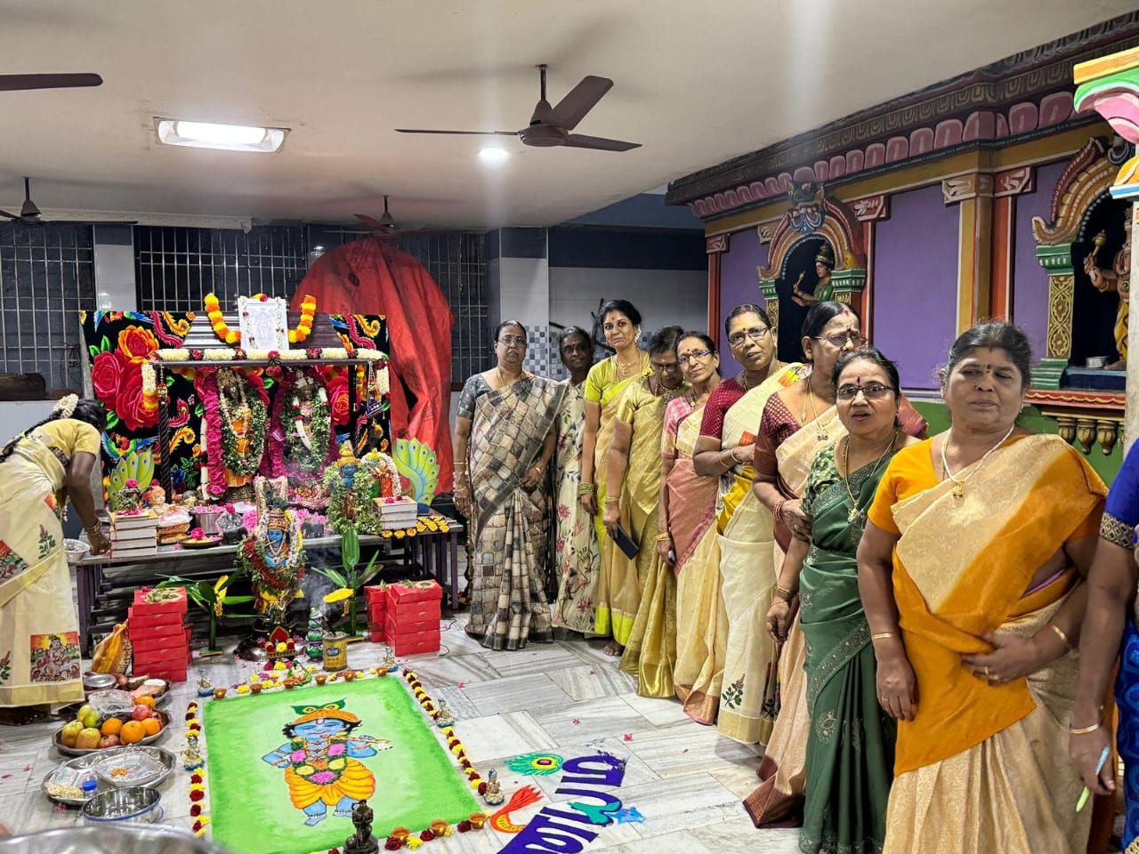 ஸ்ரீ வாசவி கன்யகா பரமேஸ்வரி அம்மன் ஆலயத்தில் நாராயண்யம் பூஜை