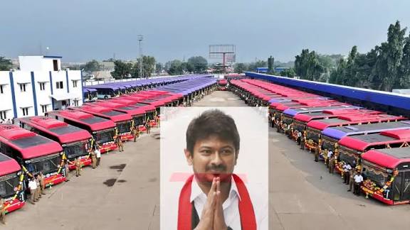 பூந்தமல்லி பஸ் பணிமனையில் இருந்து 125 புதிய மின்சார பஸ்கள்: துணை முதல்வர் உதயநிதி துவக்கினார்