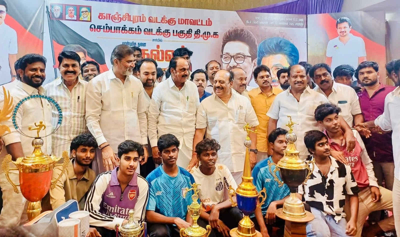 செம்பாக்கத்தில் நடந்த துணைமுதல்வர் உதயநிதி பிறந்த நாள் விழா