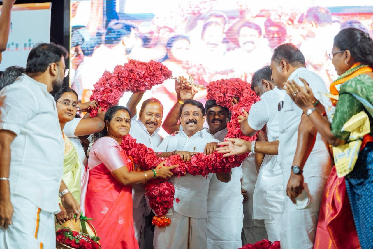 நாமக்கல்லில் நடந்த பாஜக கூட்டம்