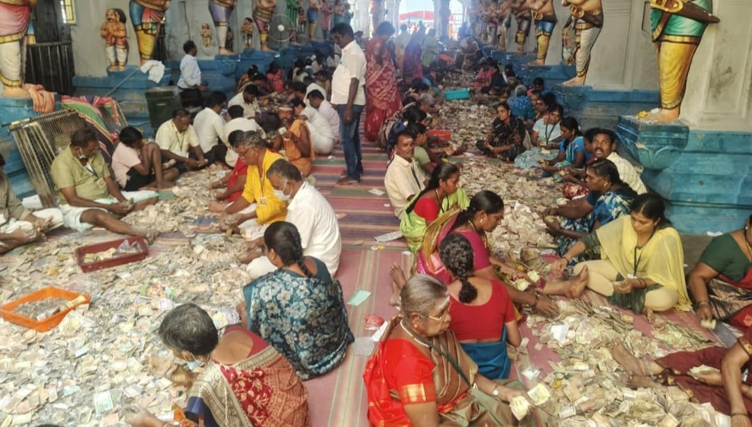 ராமேசுவரம் ராமநாத சுவாமி கோயிலில் உண்டியல் திறப்பு