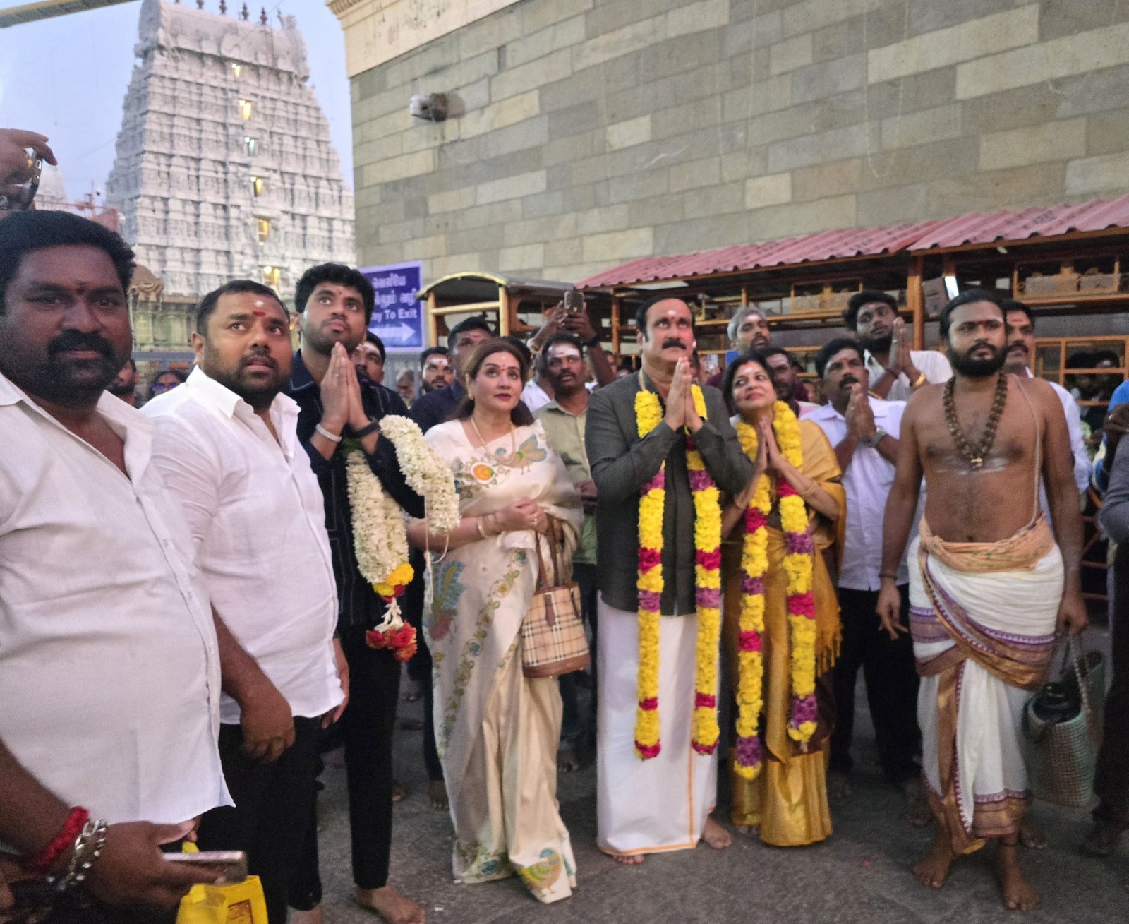 திருவண்ணாமலை கோவிலில், பாமக தலைவர்