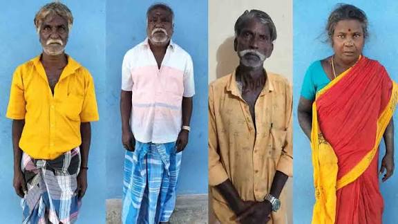 ராஜபாளையம் அருகே போலி தங்க நாணயங்கள் கொடுத்து ரூ.5 லட்சம் மோசடி: தம்பதி உள்பட 4 பேர் கைது