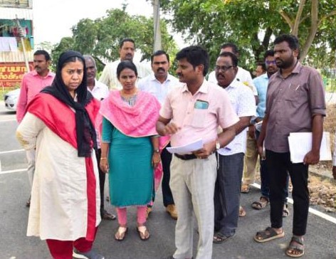 நாமக்கல்மாவட்டத்தில் வளர்ச்சி திட்ட பணிகளை மாவட்ட கண்காணிப்பு அலுவலர் ஆசியாமரியம், ஆய்வு