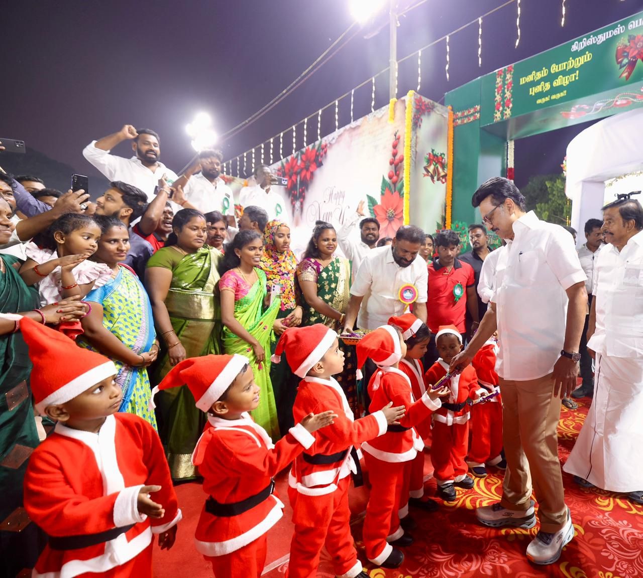 கொளத்தூரில் நடந்த கிறிஸ்துமஸ் விழாவில் முதல்வர் ஸ்டாலின்