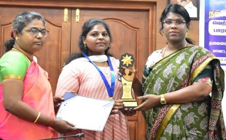 கல்லூரி விடுதிகளில் தங்கி பயிலும் மாணவ மாணவியர்களுக்கிடையே நடந்த கலைப்போட்டி